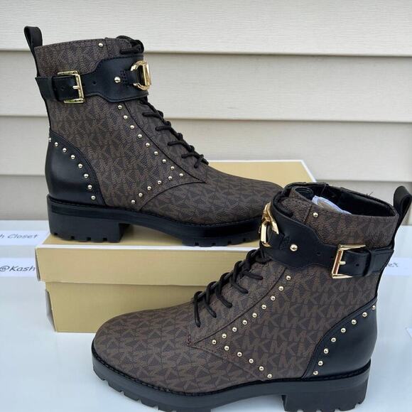 Michael kors boot Kincaid Lace up boots -Brown - Picture 3 of 12